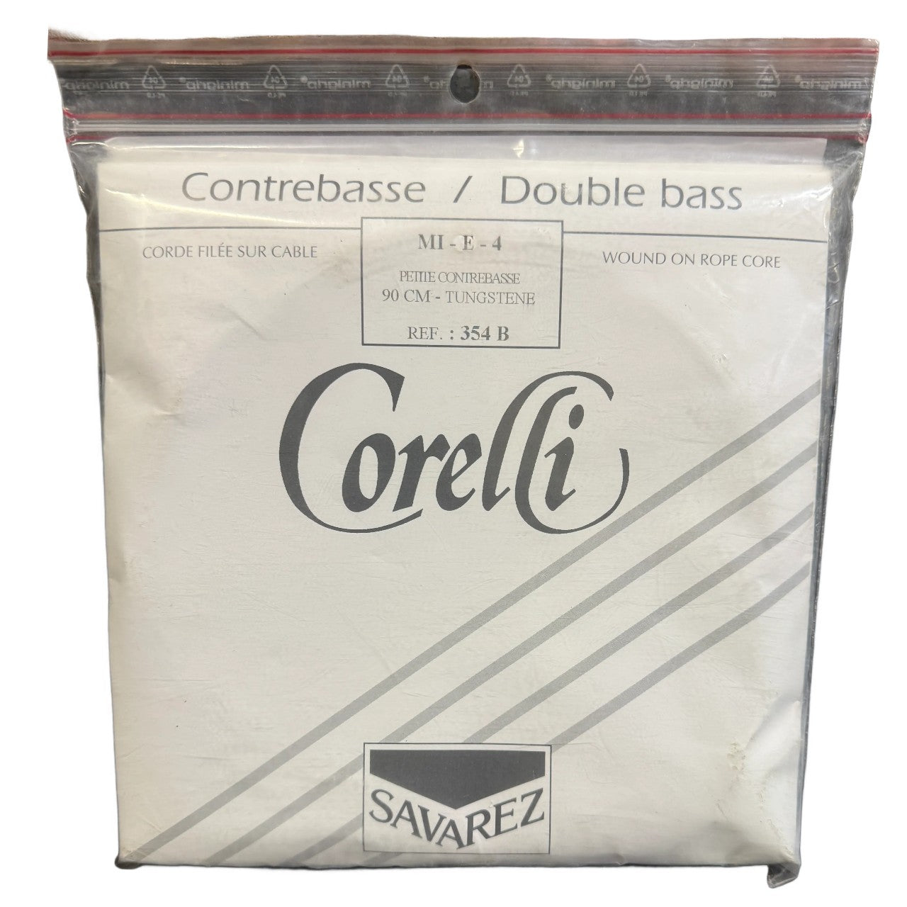 Corelli Tungsten Wound 1/4 Bass String Set
