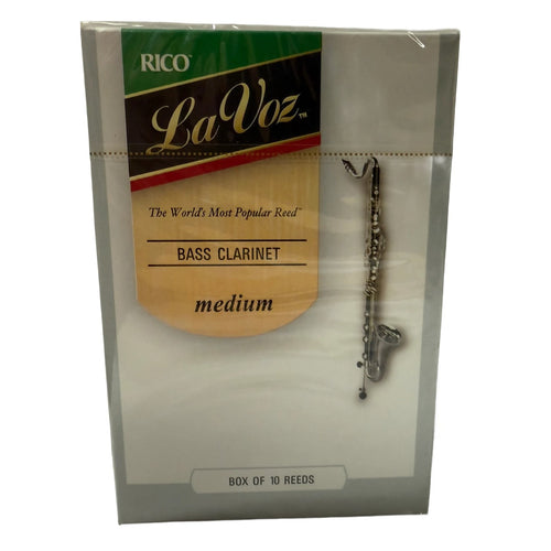 Rico LaVoz Bass Clarinet Reeds 10-pack Medium