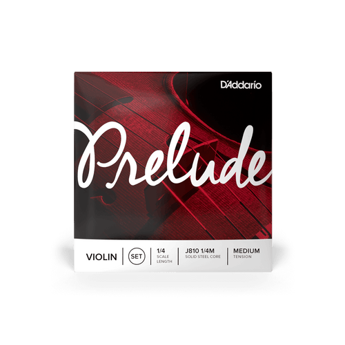 Prelude Violin String Set, 1/4 Scale, Medium Tension