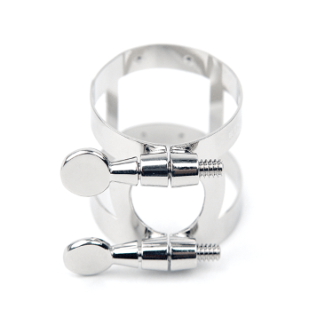 Rico Eb Clarinet Silver Plated Ligature and Cap