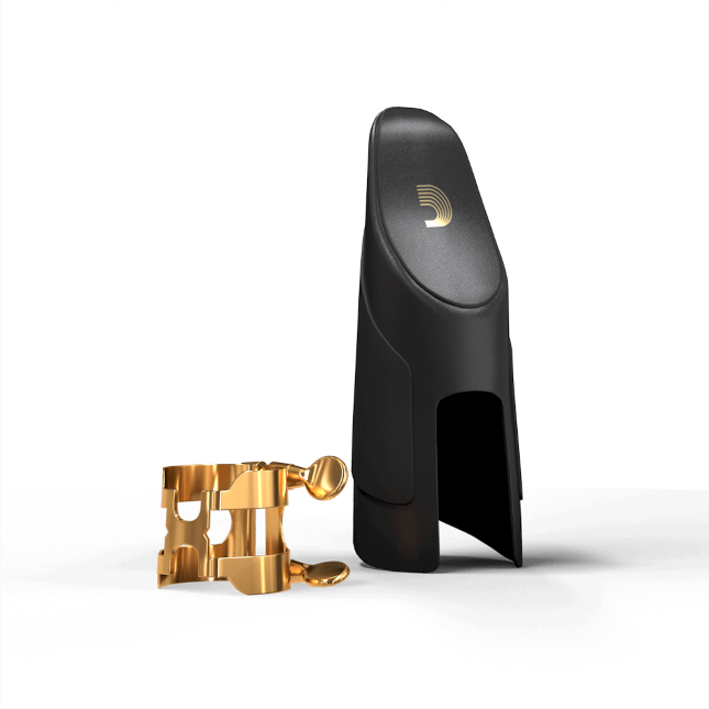 Rico Tenor Sax H-Ligature and Cap for Hard Rubber Mouthpiece