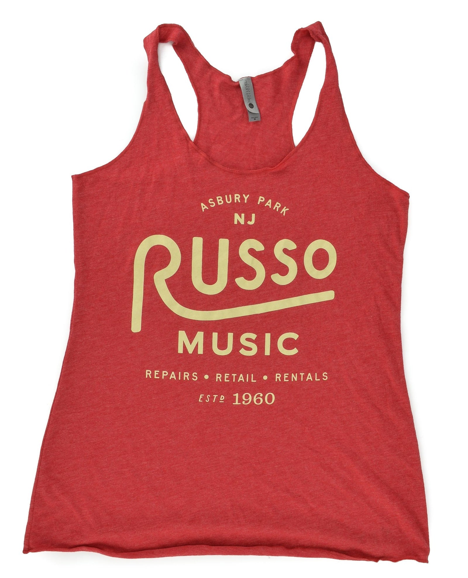 Russo Music 'Asbury Park' Racer Back Tank Top - Heather Red