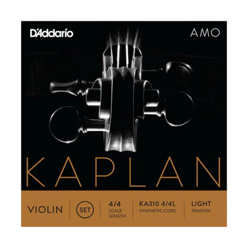 Daddario Kaplan Amo Violin Set 4/4 Light Tension