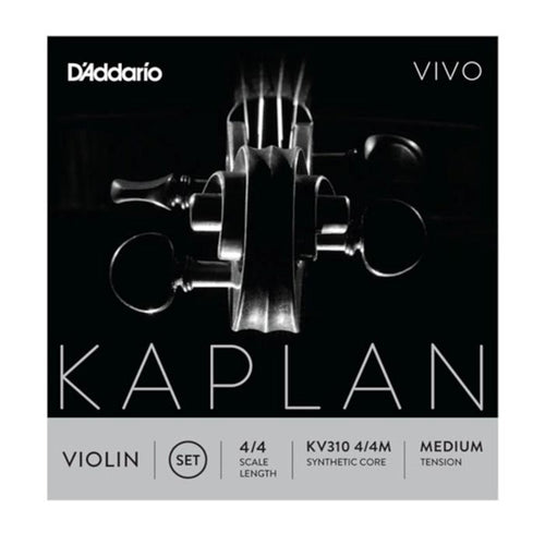 Daddario Kaplan Vivo Violin Set 4/4 Medium Tension