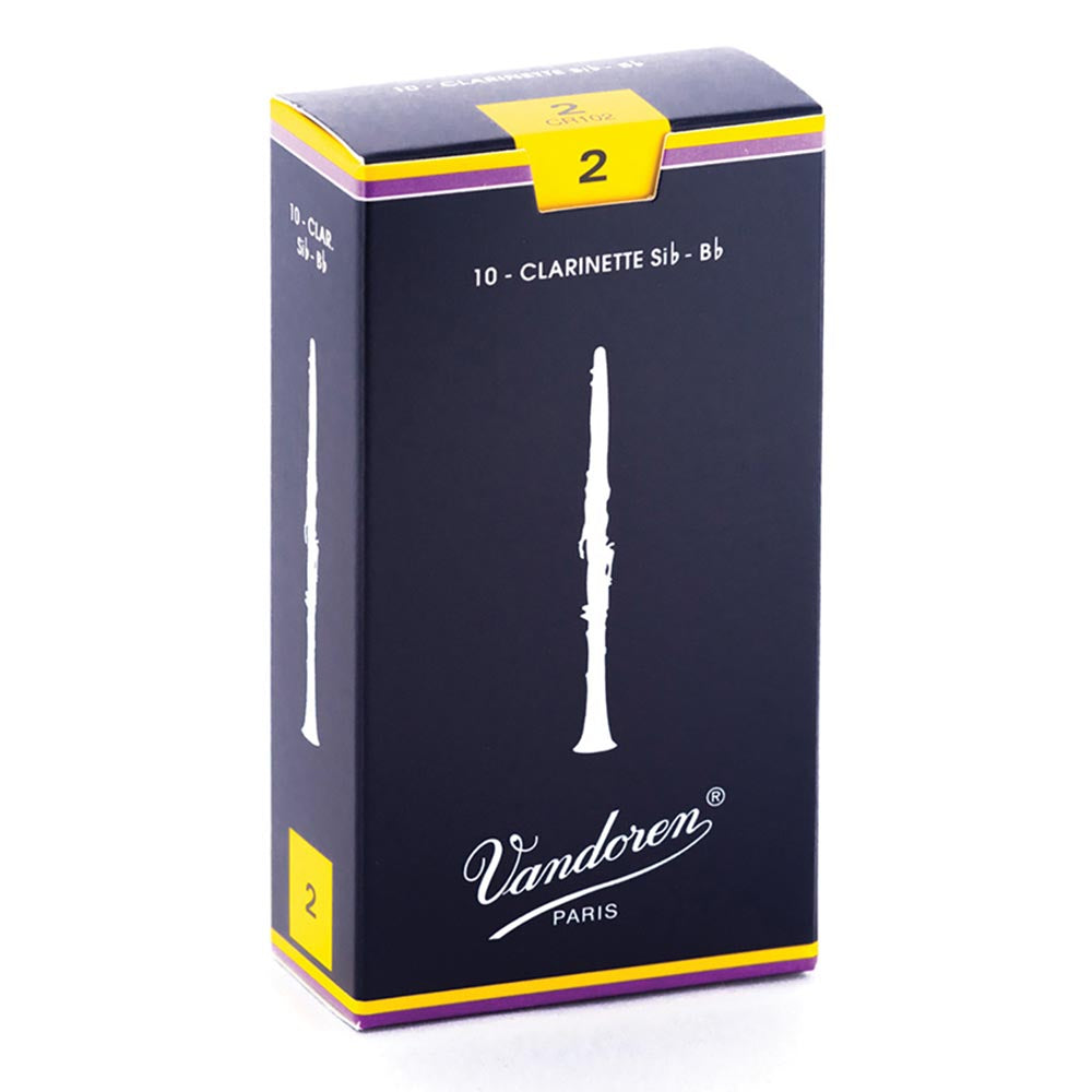 Vandoren Traditional Bb Clarinet Reeds (10 Box)